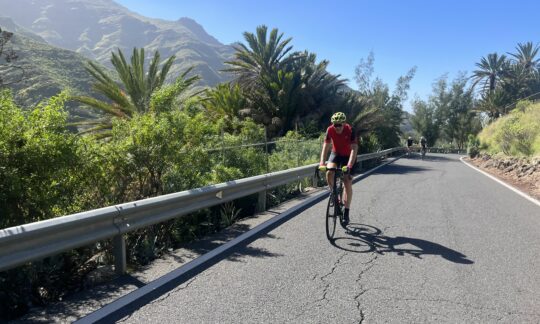 The canary islands, one of the best cycling destinations for good weather